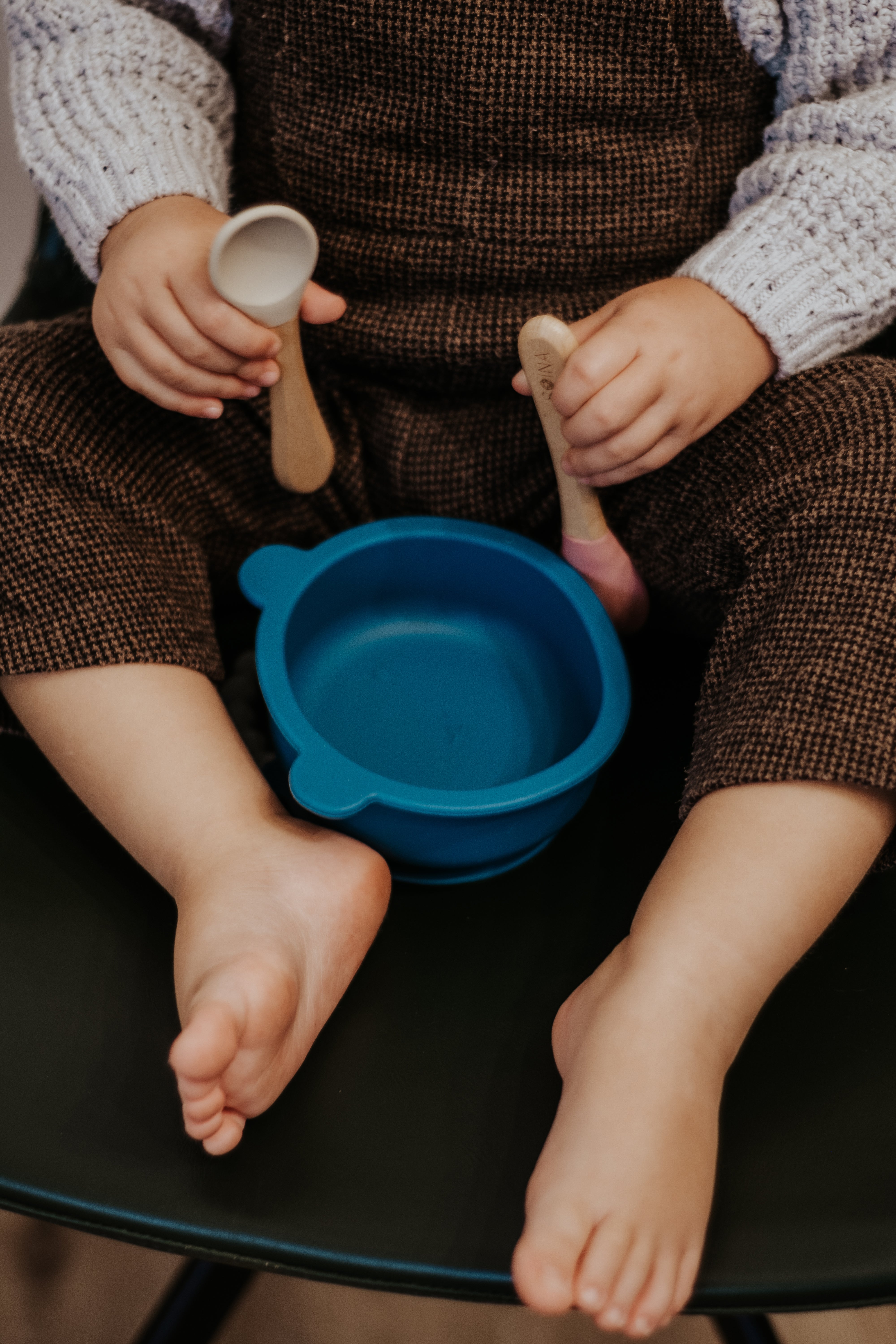 Aydan Silicone Bowl with Suction Cup (Ivory)