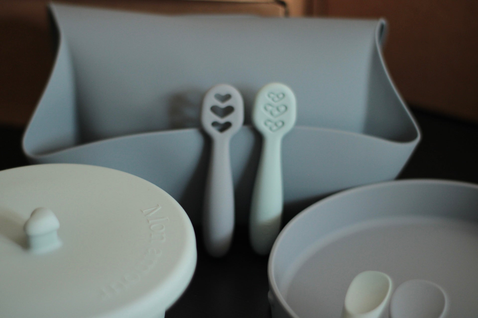 Pre-cucchiaini (Layette/Grigio perla) - Soina
