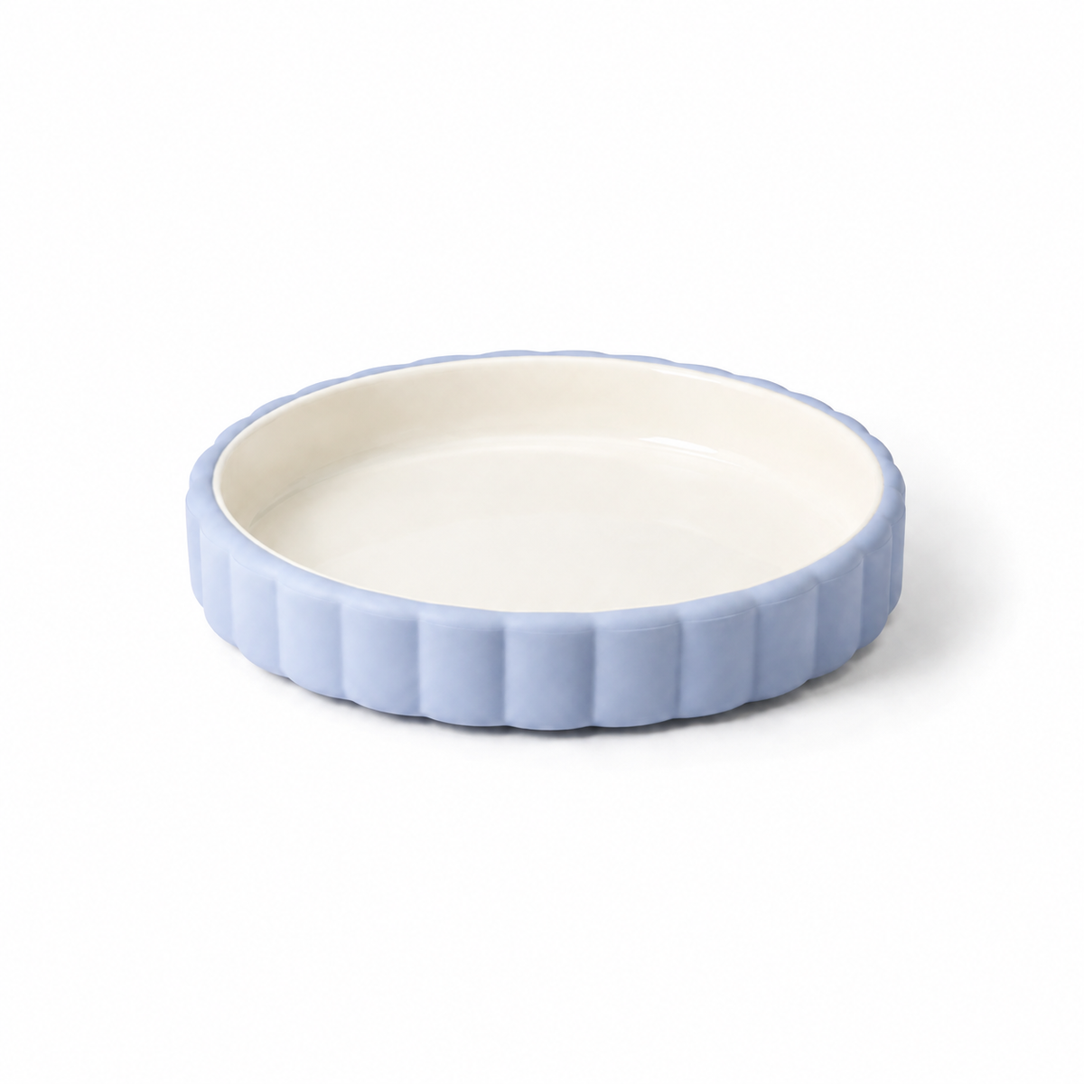 Piatto in ceramica + base in silicone