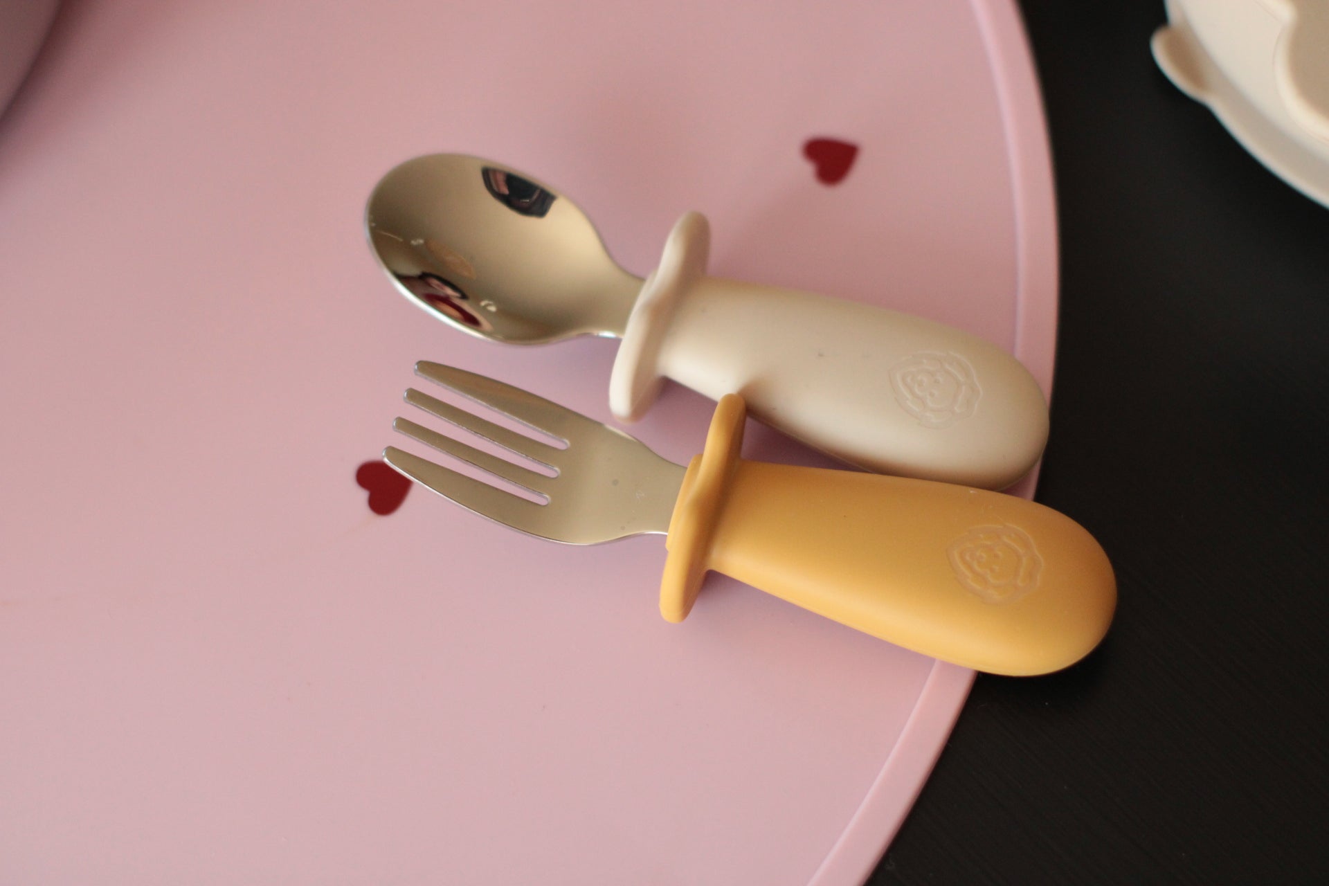 Fork/Teaspoon Cutlery Set (Midnight Blue/Pearl Grey)