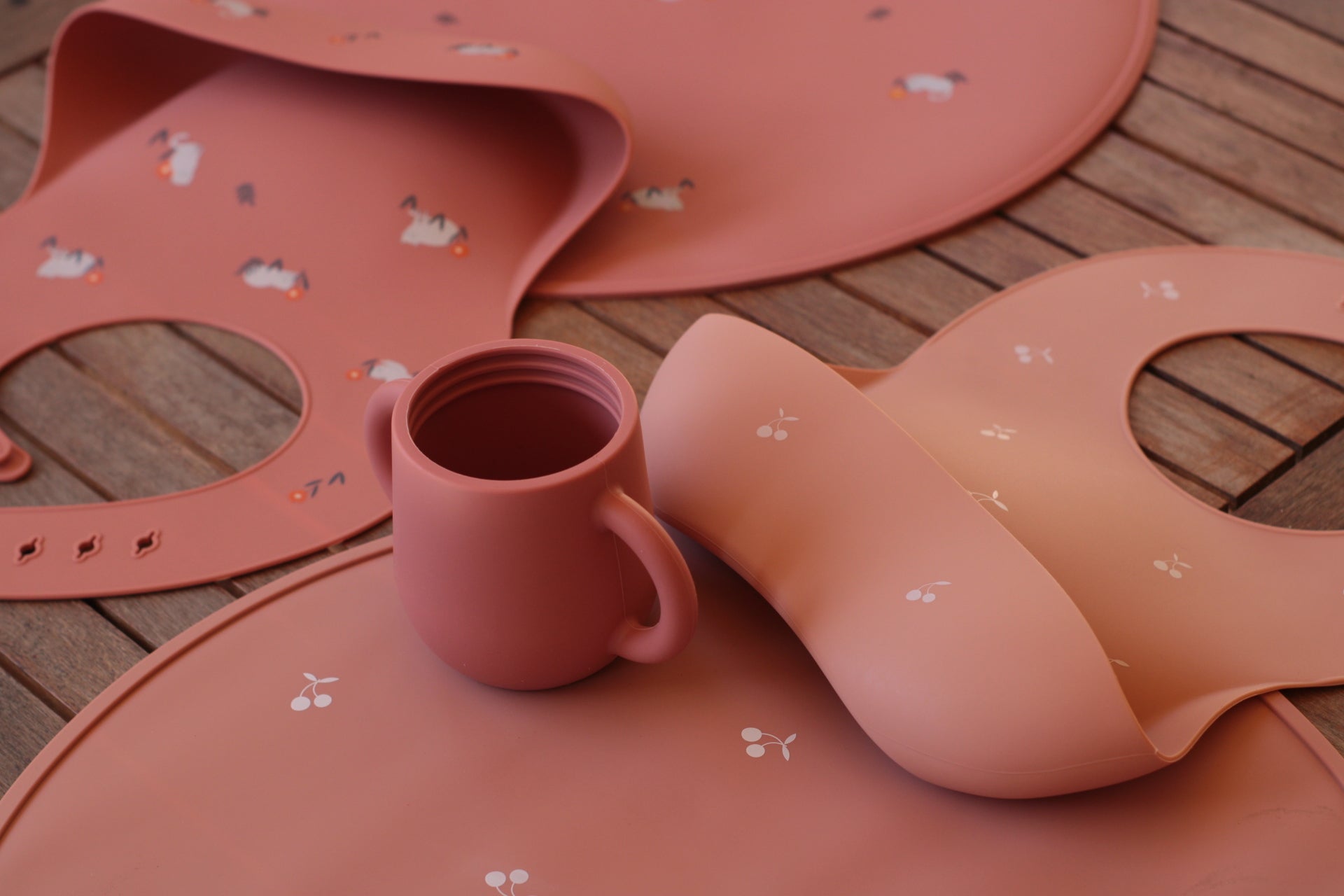 Tovaglietta in silicone Gatto - Terracotta