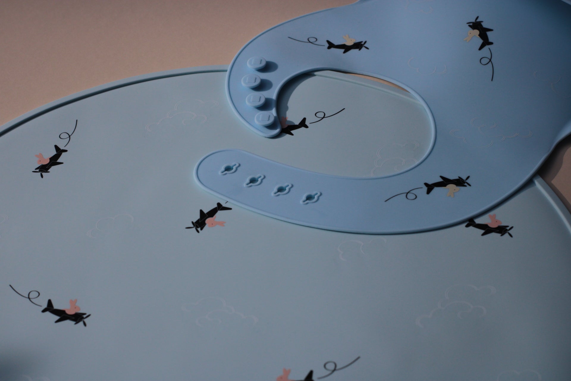 Tovaglietta in silicone Aviatore - Celeste