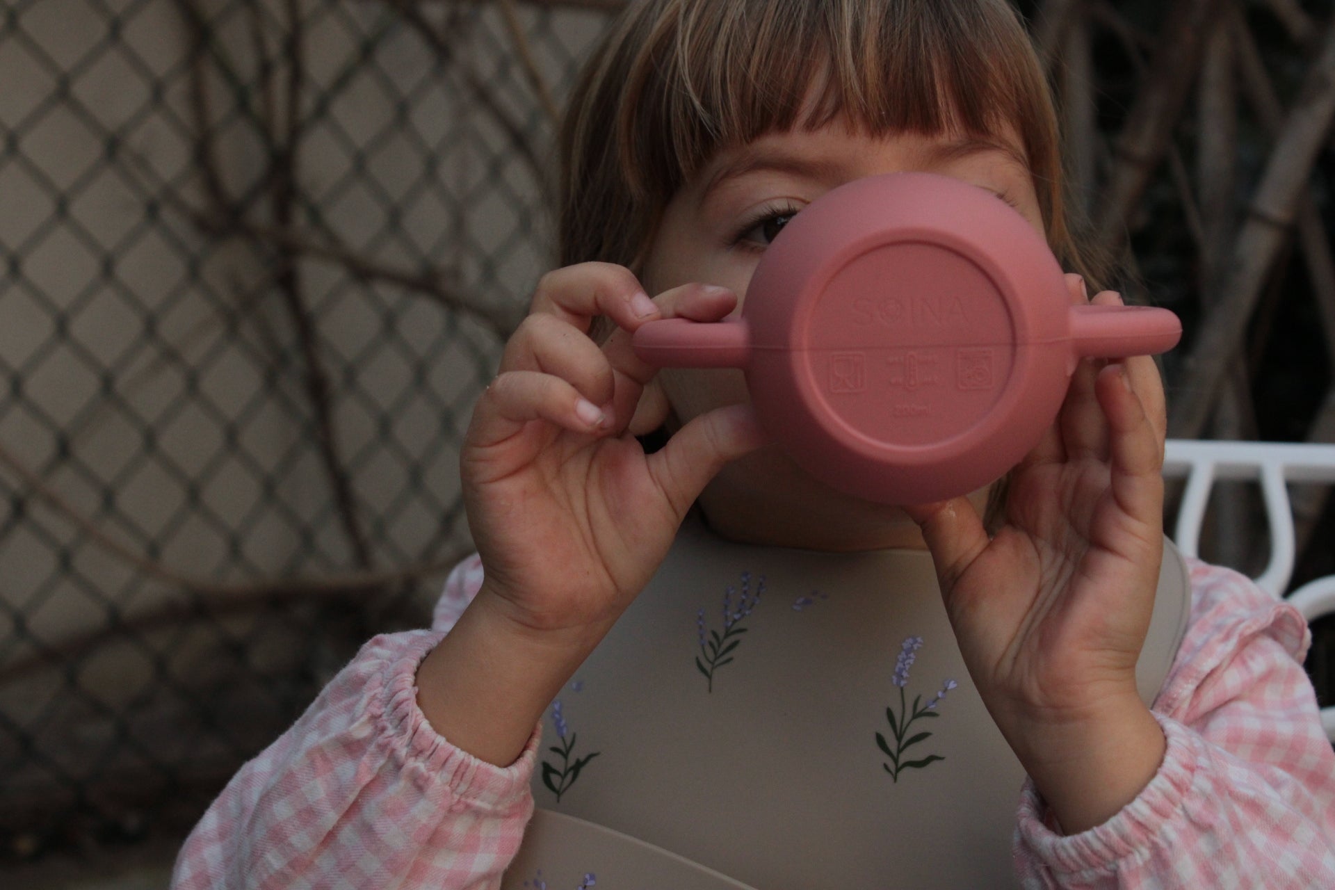 Bicchiere 3 in 1 - Rosa antico - Soina