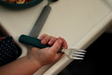 Set di posate forchetta/cucchiaio/coltello (Grigio P./Blu notte/Celeste)