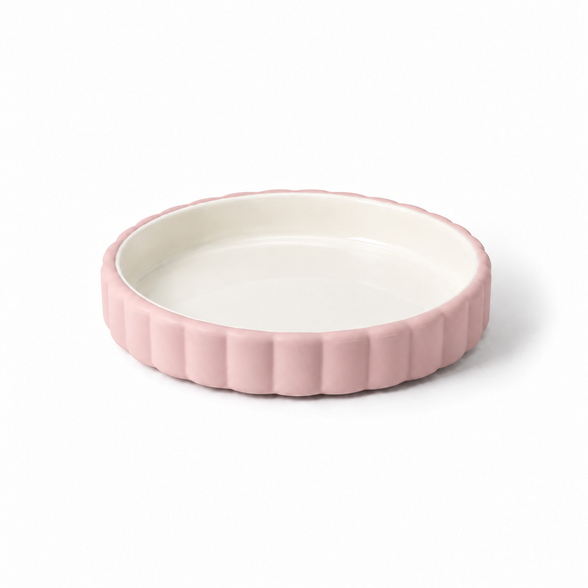 Piatto in ceramica + base in silicone