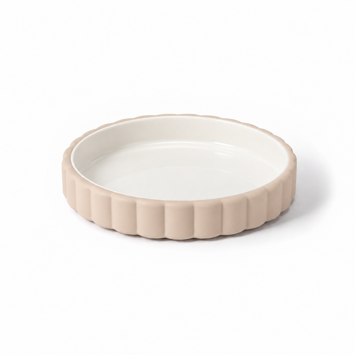 Piatto in ceramica + base in silicone