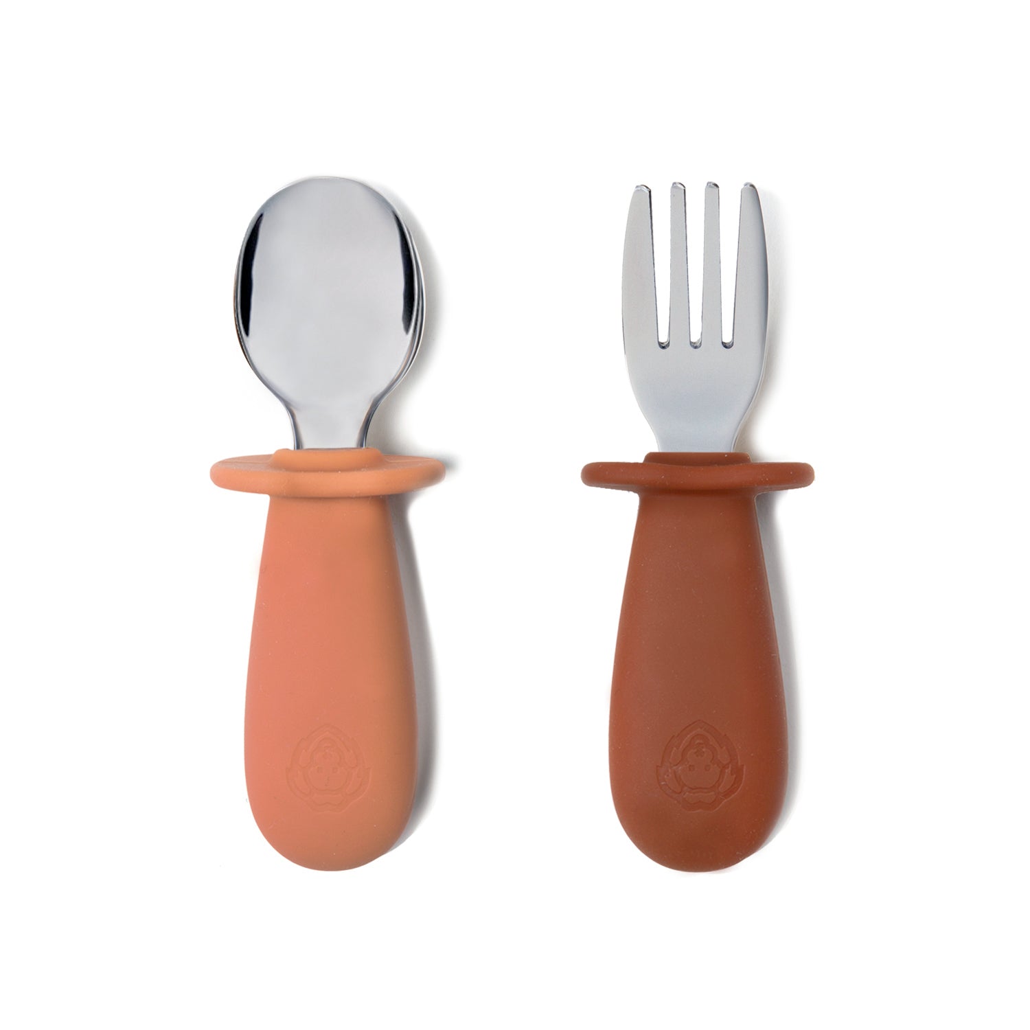 Fork/Teaspoon Cutlery Set (Midnight Blue/Pearl Grey)