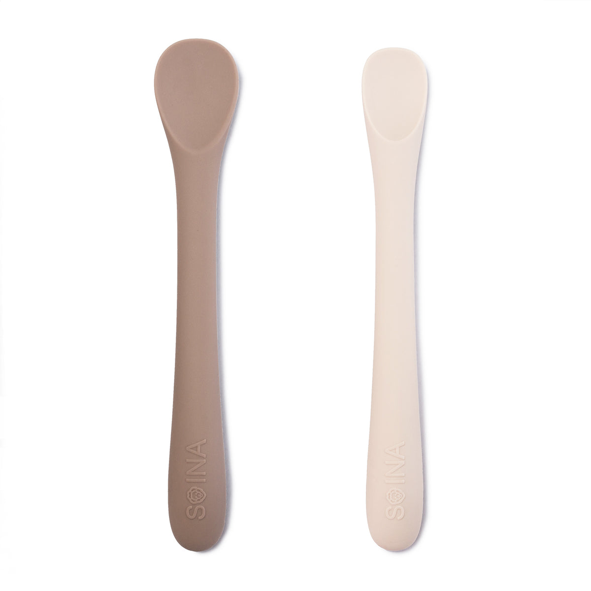 Set Cucchiai Apprendimento Green Sprouts - Silicone, Lavabile In Lavastoviglie, Per Svezzamento Bambini - 2