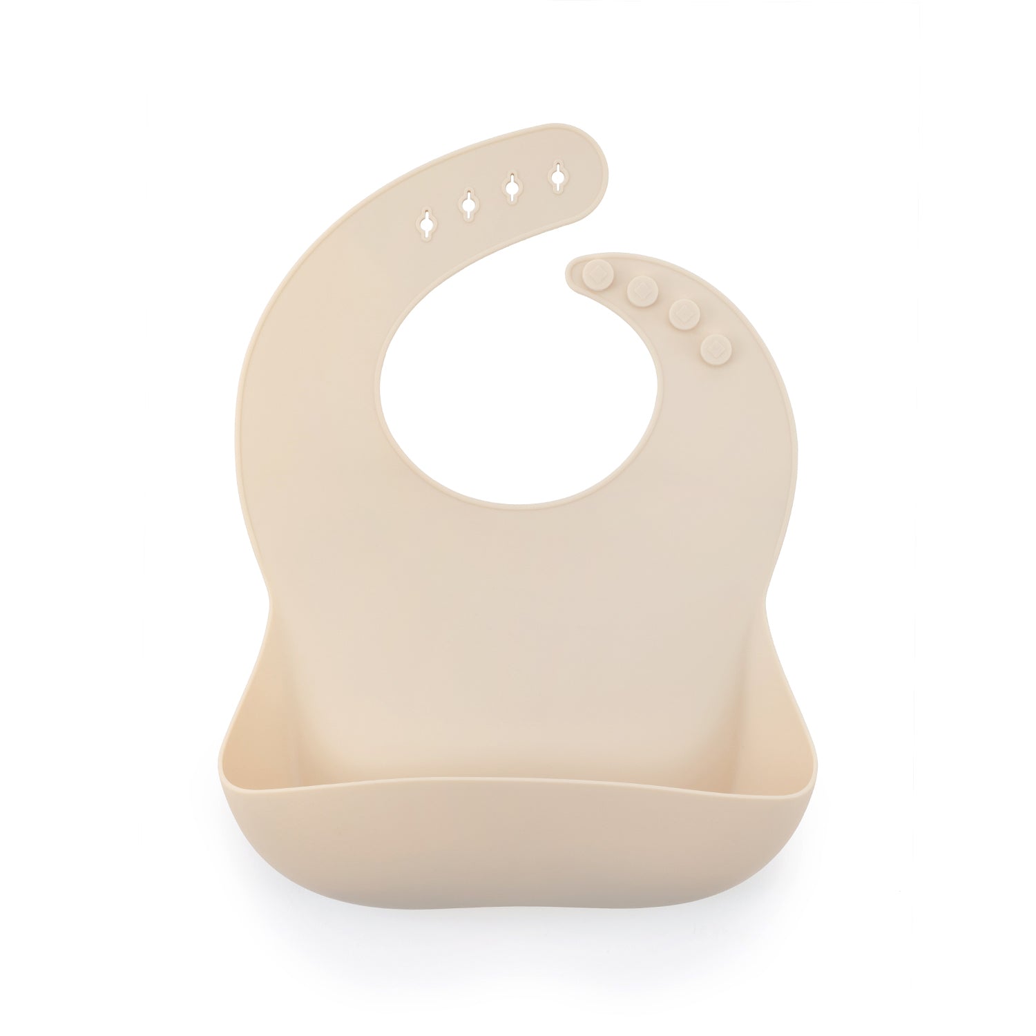 Bavoir en Silicone Shayan (Ivoire)