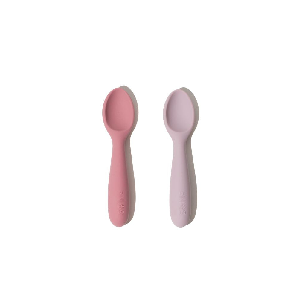 Cucchiaini 2°età (Rosa antico/Tortora)