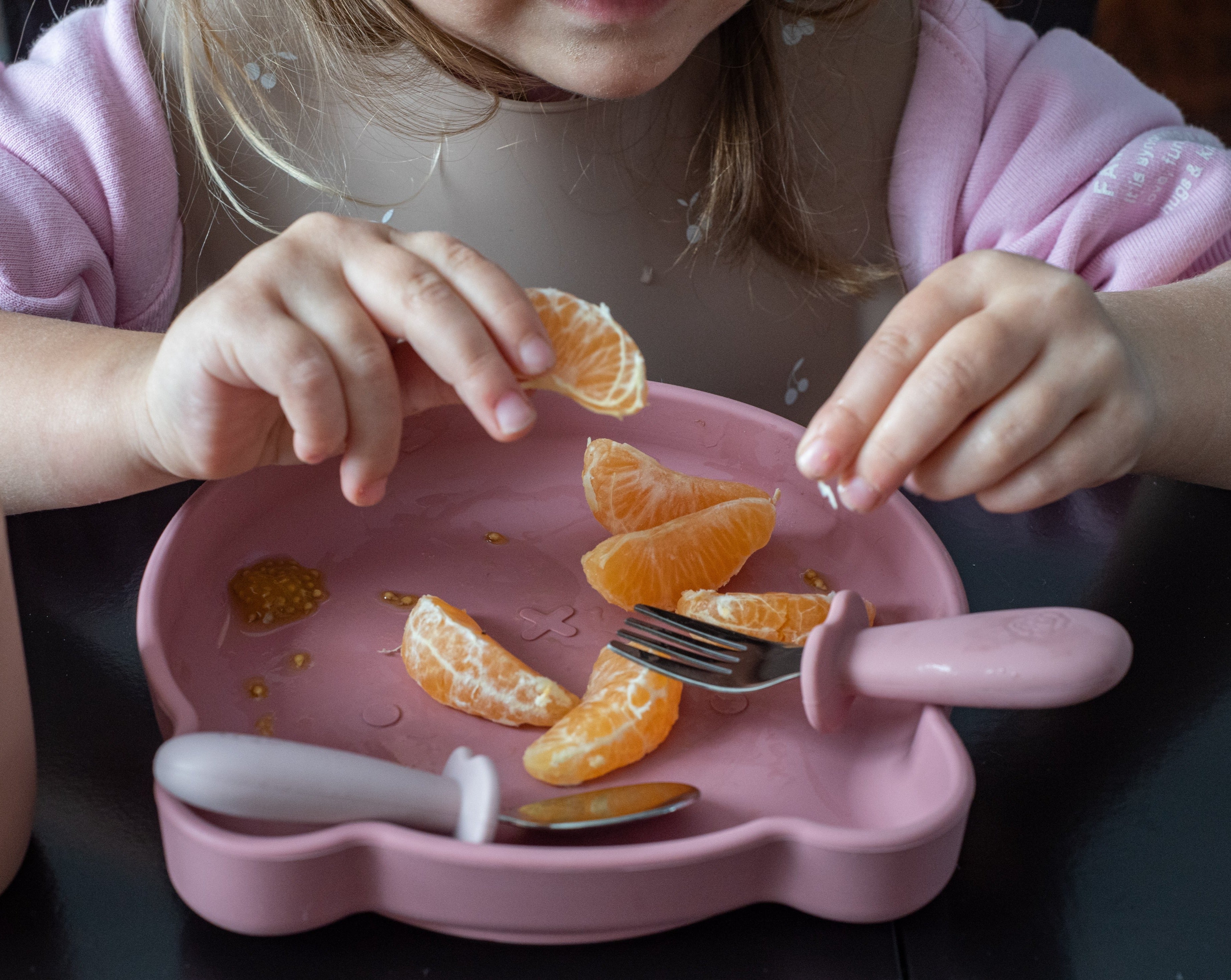 Set di posate forchetta/cucchiaino (Rosa antico/rosa pastello)